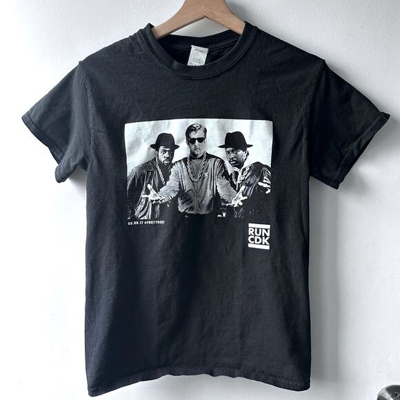 no brand Other - Run CDK Run DMC Black Graphic Tee Small Streetwear 80s rap hip hop cotton shirt